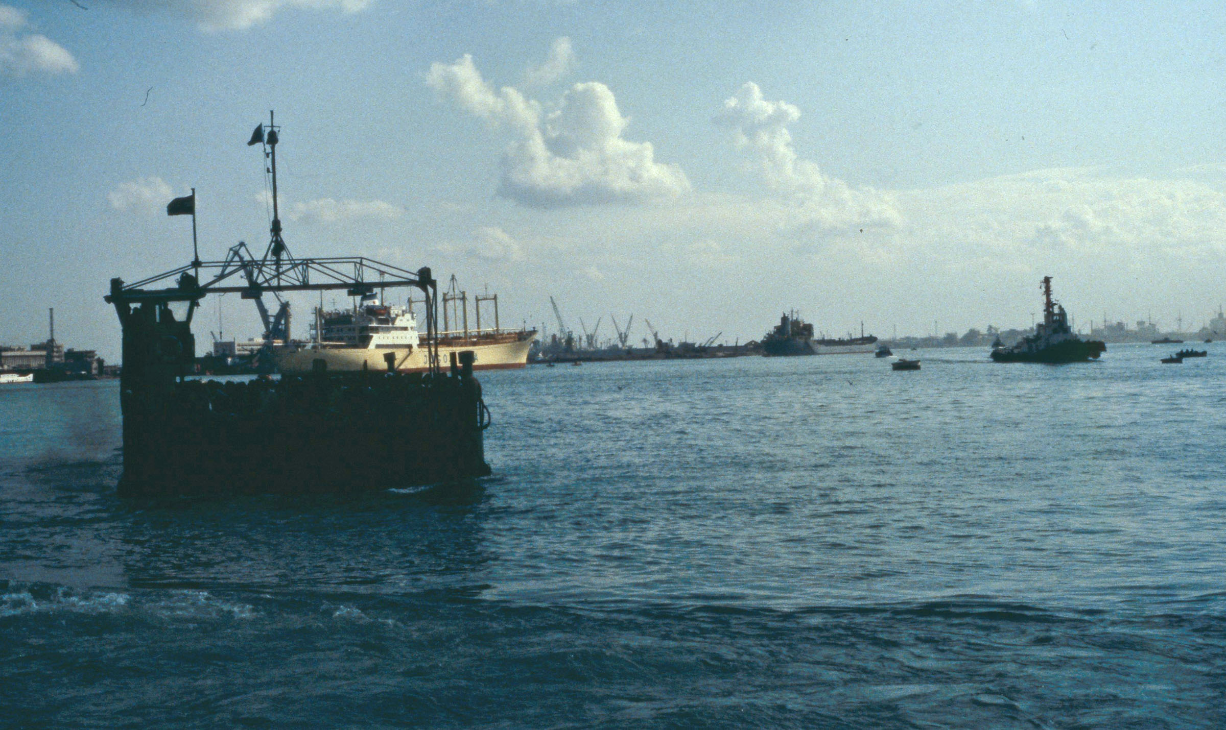 Suez kanalen ved Port Said